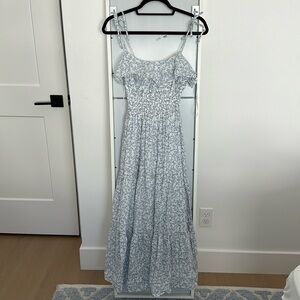 Wayf Light Blue Floral dress